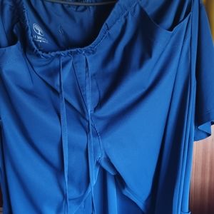 Healing Hands Navy Blue Scrub set